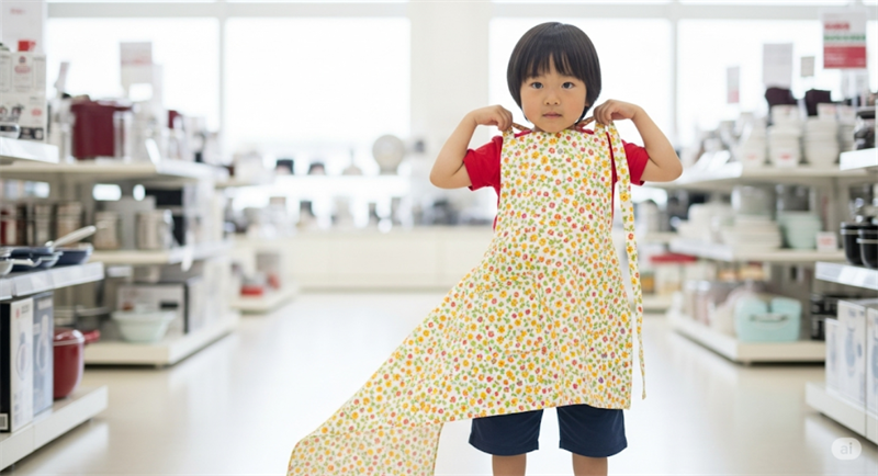ドンキホーテに子供用エプロンはある？