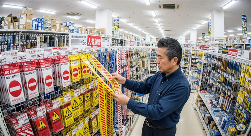 立ち入り禁止 テープ 100均