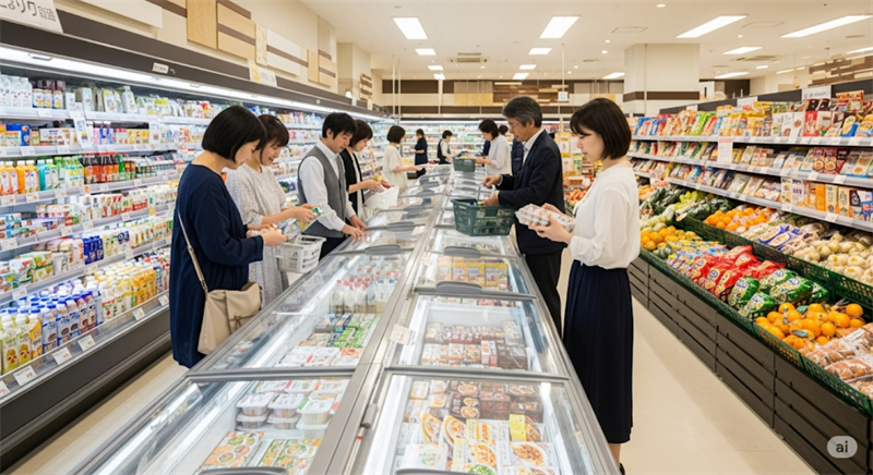 スーパーでとろろはどこのコーナーにありますか？